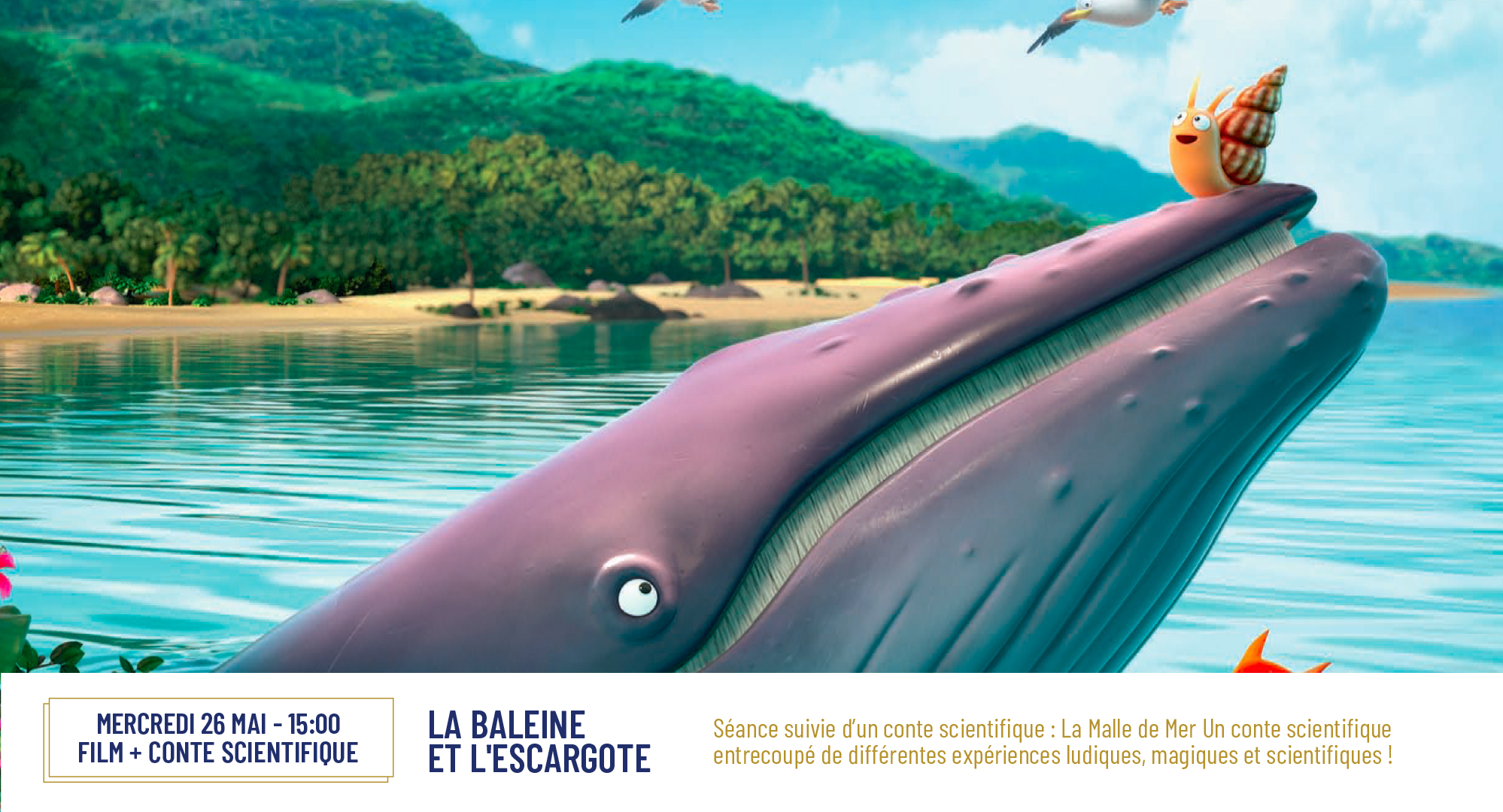 La Baleine et l’escargote + conte scientifique CinéBourse
