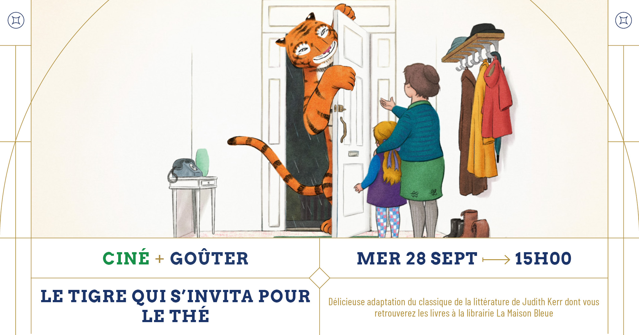 Ciné-goûter – Le Tigre qui s’invita pour le thé
