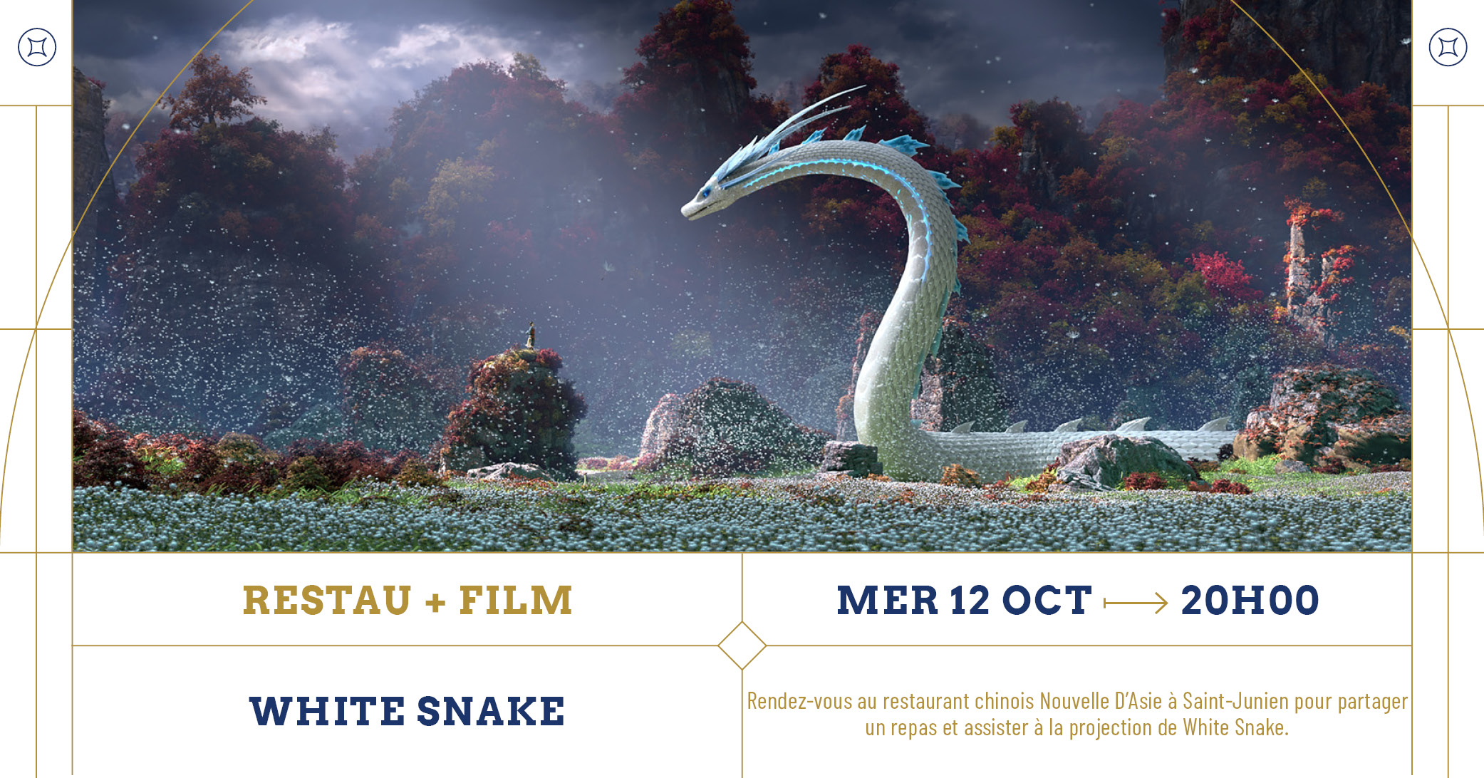 WHITE SNAKE AU RESTAURANT