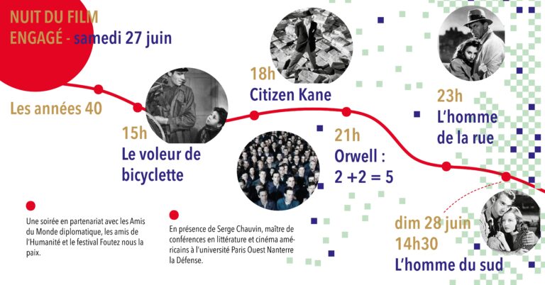 Centenaire du cinéma – Les Années 40 – Nuit du film engagé